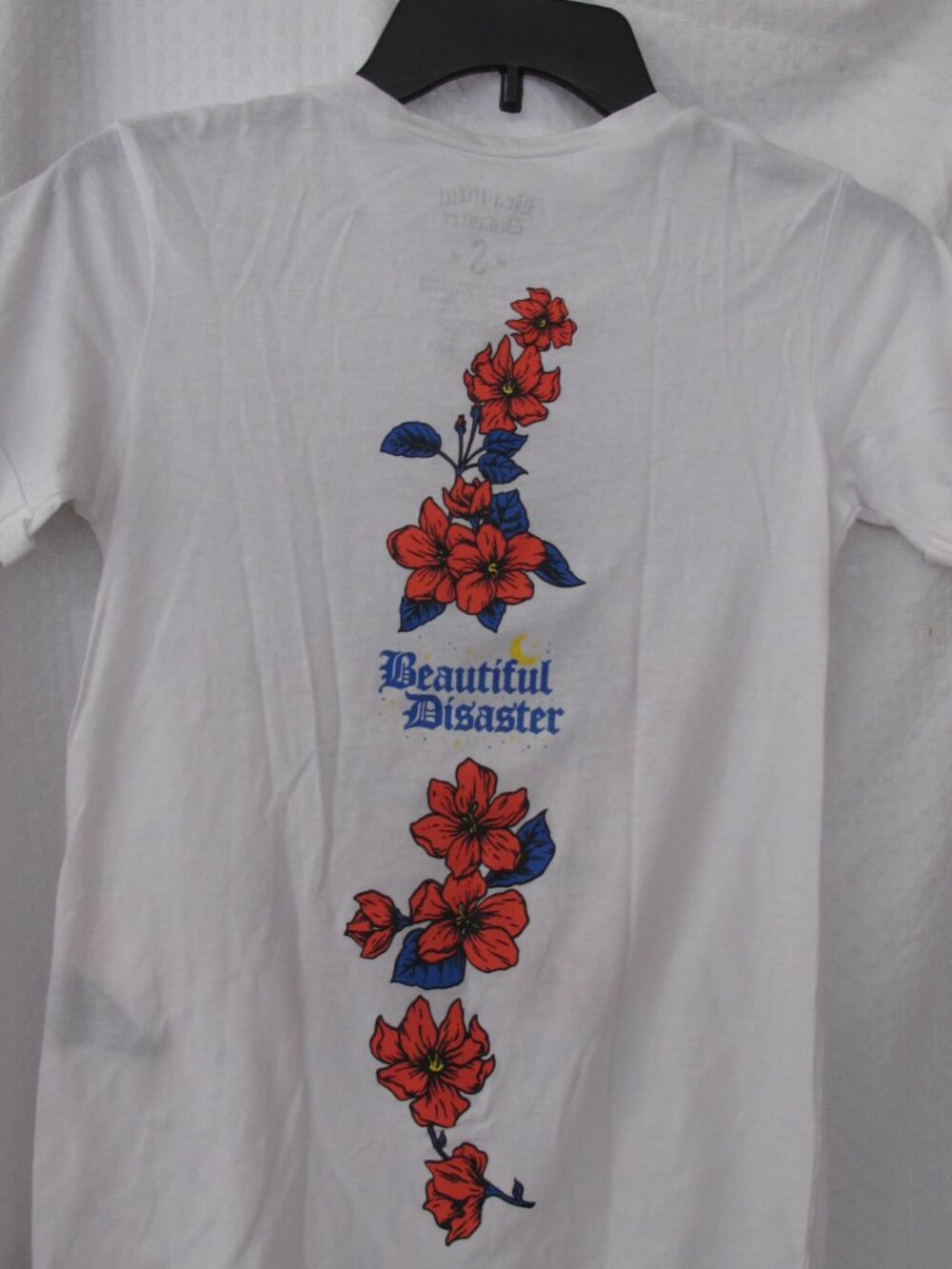 New - Beautiful Disaster Never Let Your Fear Decide T-Shirt - Picture 9 of 10